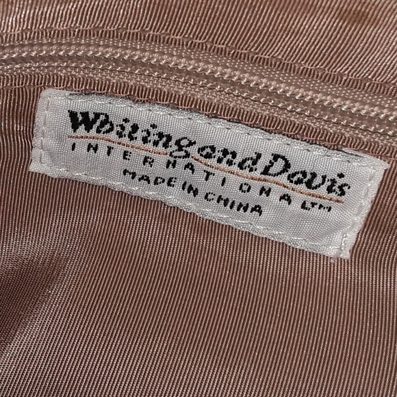 Whiting & Davis gold metallic mesh crossbody bag - Picture 6 of 8